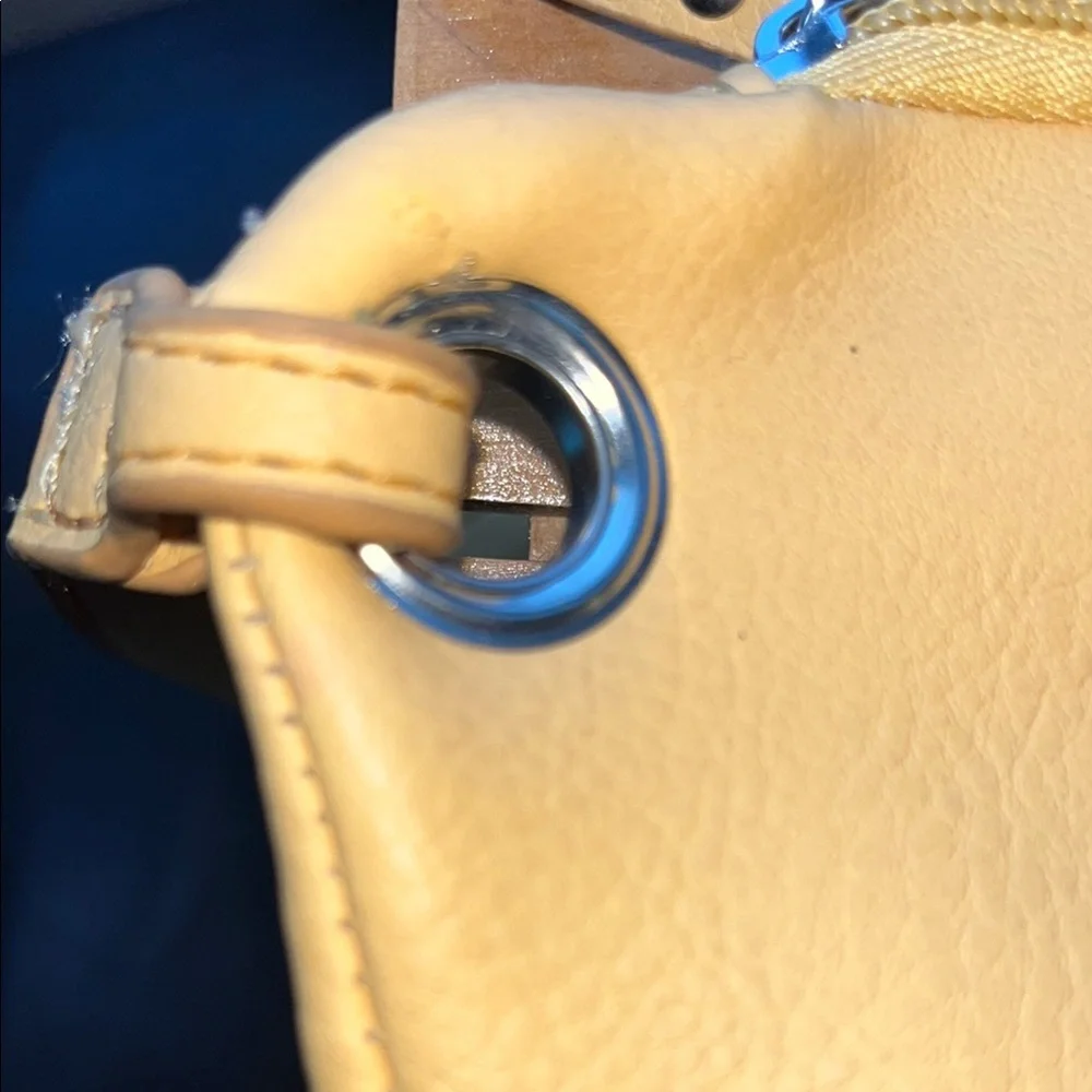 Tahari Yellow Crossbody Fanny Pack Belt Bag‎